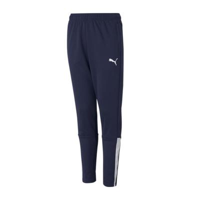 PUMA teamLIGA Trainingsbroek Kids Donkerblauw Wit