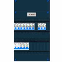 SEP 8 groepen 3F 3 aardlekschakelaars 30mA hoofdschakelaar 4 polig 3910243080 - thumbnail