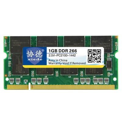 XIEDE X009 DDR 266MHz 1GB algemene volledige compatibiliteit geheugen RAM module voor laptop