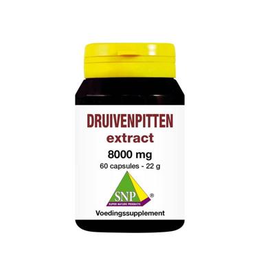 Snp Snp Druivenpitten Zaad Extract 8000 Mg (60ca) Snp Snp Druivenpitten Zaad Extract 8000 Mg (60ca)