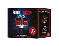 Italiaanse koffiemachine - BIALETTI - Mini express set - Stranger Things collectie - Met 2 hittebestendige kopjes - Zwart/Rood - thumbnail