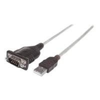 Manhattan USB, Serieel Adapterkabel [1x USB 1.1 stekker A - 1x D-sub stekker 9-polig] 151856 45.00 cm Vergulde steekcontacten - thumbnail