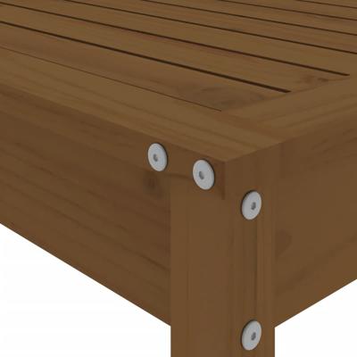 5-delige Tuinbarset massief grenenhout honingbruin - thumbnail