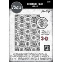 Sizzix • 3-d texture fades embossing folder kaleidoscope a5 by tim holtz - thumbnail