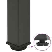 Bartafelpoten 4 st 100-102 cm staal antraciet - thumbnail
