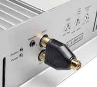 Sinuslive Y2M Cinch-adapter [2x Cinch-stekker - 1x Cinch-koppeling] - thumbnail