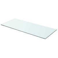 Wandschap transparant 70x30 cm glas - thumbnail