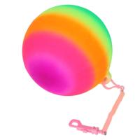 Regenboog Bungeebal aan Koord - thumbnail