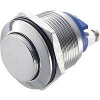 TRU COMPONENTS GQ 19H-S Vandalismebestendige druktoets 48 V/DC 2 A 1x uit/(aan) Moment IP65 1 stuk(s) - thumbnail