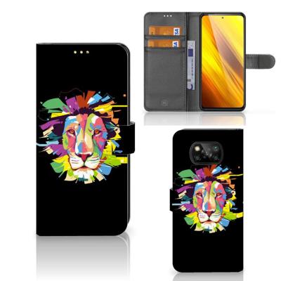 Xiaomi Poco X3 | Poco X3 Pro Leuk Hoesje Lion Color Xiaomi Poco X3 | Poco X3 Pro Leuk Hoesje Lion Color