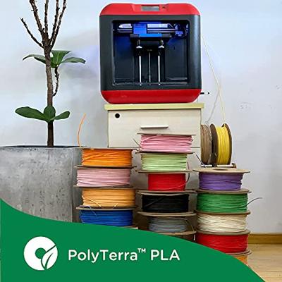 Polymaker 70820 PolyTerra PLA Filament PLA kunststof Gering kunststofgehalte 1.75 mm 1000 g Zwart (mat) 1 stuk(s)