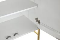 Dressoir DKD Home Decor Ruiten Wit Blik Mangohout (157 x 43 x 84 cm) - thumbnail