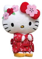 Sanrio Plush Figure Hello Kitty Kimono Version 22 cm - thumbnail