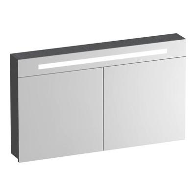 Brauer Promise Spiegelkast - 120 cm - met Verlichting - 2 Spiegeldeuren - Timber Grey