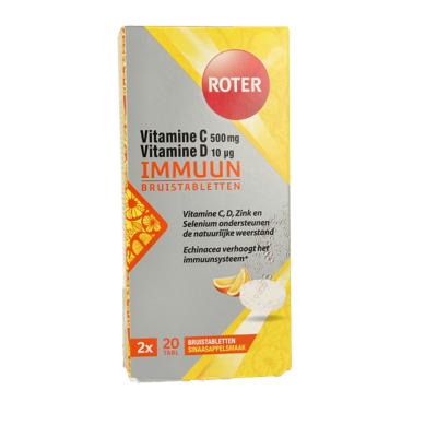 Roter Vitamine C & D Immuun Bruistabletten Roter Vitamine C & D Immuun Bruistabletten