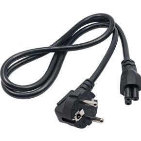 Akyga Cable power AK-NB-08A Hybrid standard C/E/F CEE 7/7 - Euro 3-Pin C5 IEC - Kabel - 1 m Zwart CEE7/7 C5 stekker Akyga Cable power AK-NB-08A Hybrid standard C/E/F CEE 7/7 - Euro 3-Pin C5 IEC - Kabel - 1 m Zwart CEE7/7 C5 stekker
