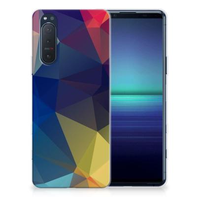 Sony Xperia 5II | TPU Hoesje | Polygon Dark