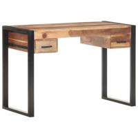 Bureau 110x50x76 cm massief hout - thumbnail