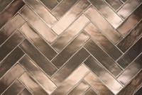 Wandtegel goud Terre D&apos;Azur Gerona 30x7,5cm bronze mat - thumbnail