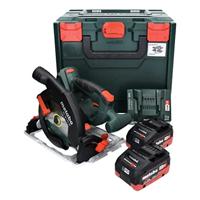 Metabo KS 18 LTX 57 18V LiHD accu cirkelzaag set in Metaloc 2 x 8,0Ah accu - 57mm | 601857810 - 601857810 - thumbnail
