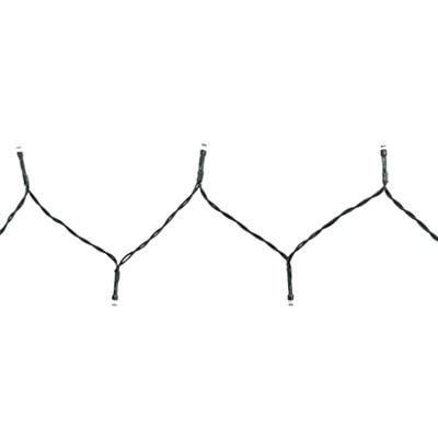 Kerstboomverlichting met 180 LED's koudwit net 180 cm