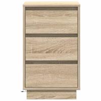 Nachtkastje met Sonoma eiken 39 x 34.5 x 65 cm Bewerkt hout - thumbnail