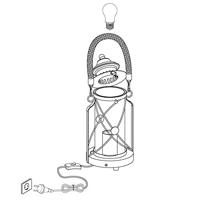 Eglo TafellampBradford antiek zilver - 49284 - thumbnail