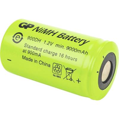 GP GP Ni-MH Industrial 9000 DH C1 Oplaadbare D batterij (mono) NiMH 1.2 V 9000 mAh 1 stuk(s) GP GP Ni-MH Industrial 9000 DH C1 Oplaadbare D batterij (mono) NiMH 1.2 V 9000 mAh 1 stuk(s)
