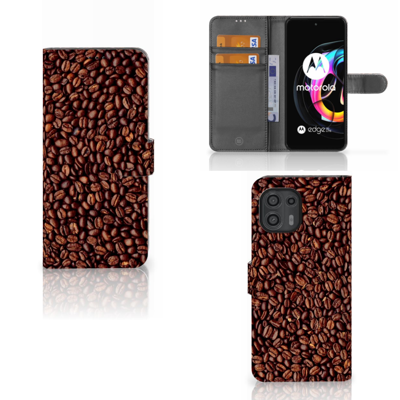 Motorola Edge 20 Lite | Book Cover | Koffiebonen