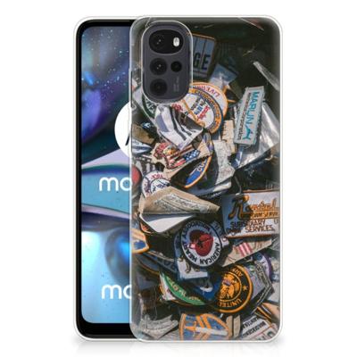 Motorola Moto G22 | Siliconen hoesje | met foto Badges