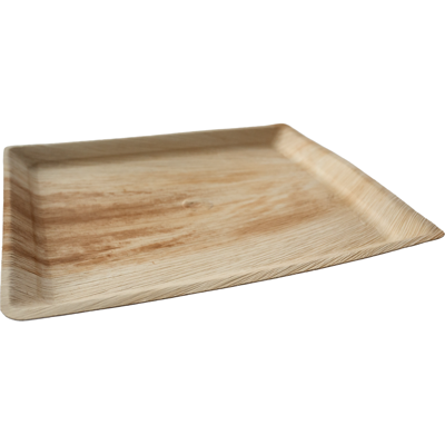 Schaal | 1/2 gastro | palmblad | 32.5x26.5cm | naturel | 100 stuks