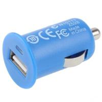 Autolader Auto Lader mini USB voor iPhone 4S , iPhone 4/ Samsung Galaxy Note III / N9000 (blauw) - thumbnail