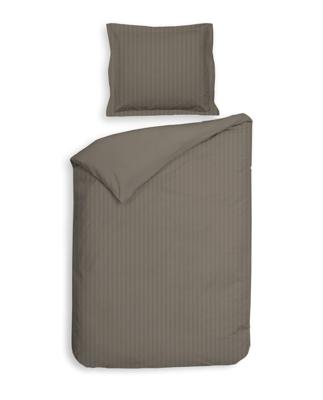 Heckett & Lane Heckett & Lane Banda Dekbedovertrek 140x200/220 Taupe Grey