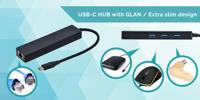 i-tec i-Tec USB-C Slim HUB 3-Port mit Gigabit Ethernet Adapter Netwerkadapter 10 / 100 / 1000 MBit/s USB-C - thumbnail