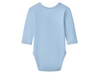lupilu Baby romper (Blauw, 74/80) - thumbnail