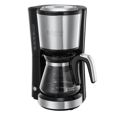 RUSSEL HOBBS 24210-56 - Compact koffiezetapparaat voor thuisgebruik - geborsteld roestvrij staal - 5 kopjes - 1000W RUSSEL HOBBS 24210-56 - Compact koffiezetapparaat voor thuisgebruik - geborsteld roestvrij staal - 5 kopjes - 1000W