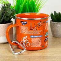 Gift Republic Mok emaille - Emaille Mok - Fietsgids - thumbnail