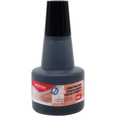 OFFICE products stempelinkt, zonder olie, 30 ml, zwart