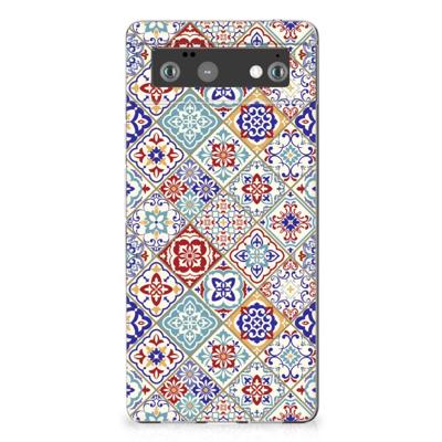 Google Pixel 6 | TPU | Siliconen hoesje | Tiles Color Google Pixel 6 | TPU | Siliconen hoesje | Tiles Color