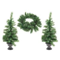 KERSTBOOM MET LED SET VAN 3STS - thumbnail