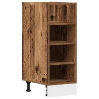 Onderkast Riga 30x44,5x81,5 cm bewerkt hout oud houtkleurig - thumbnail