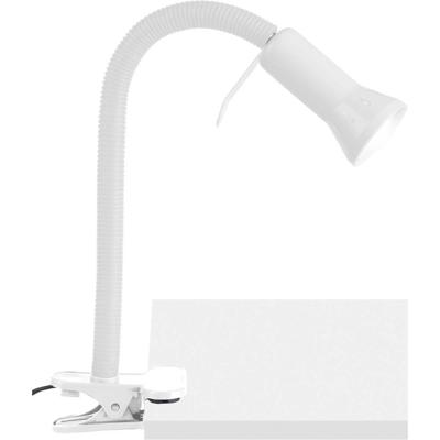 Brilliant Witte bureaulampFlex met klem - 24705T05