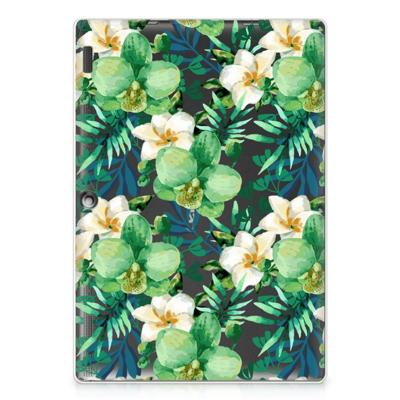 Lenovo Tab 10 | Tab 2 A10-30 | Siliconen hoesje | Orchidee Groen Lenovo Tab 10 | Tab 2 A10-30 | Siliconen hoesje | Orchidee Groen