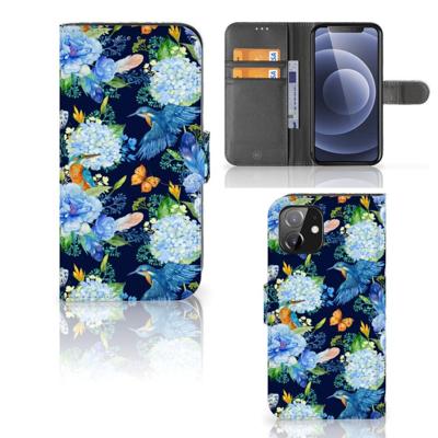 Telefoonhoesje | Met pasjeshouder | voor iPhone 12 | 12 Pro (6.1") IJsvogel