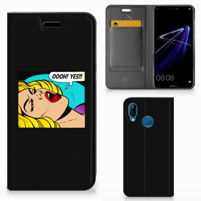 Huawei P20 Lite Hippe Standcase Popart Oh Yes