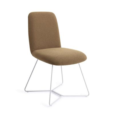 Jesper Home Eetkamerstoel 'Taiwa' Beehive White, kleur Willow