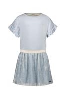 Like Flo zomer jurk meisjes - ice blauw - glitter, mesh - Maud - thumbnail