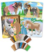 Sticky Mosaics sticky mosaics paard junior bruin - thumbnail