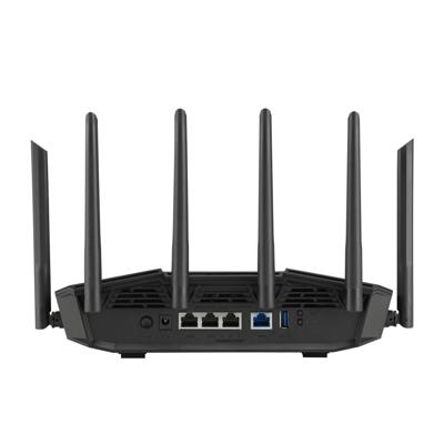 ASUS TUF Gaming BE9400 Tri Band WiFi 7 (802.11be) Extendable Gaming Router (vier 2.5G-poorten, 3-traps poort-forwarmering, Smart Home Master, AiMesh ondersteuning en AiProtection voor