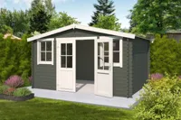 Blokhut Dallas 376x292 Olijfgroen Geimpregneerd Outdoor Life - Outdoor life - thumbnail